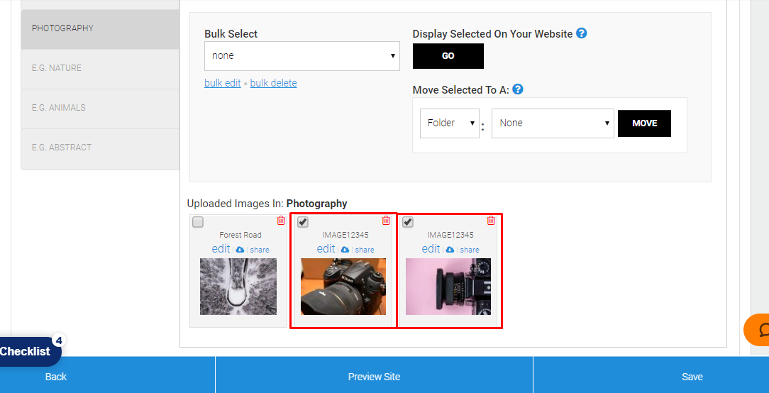 How To Bulk Edit Items In A Specific Folder In An Art Print Store