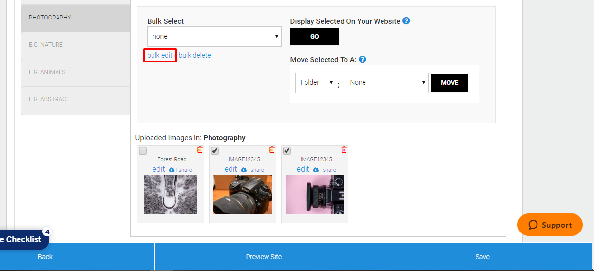 How To Bulk Edit Items In A Specific Folder In An Art Print Store