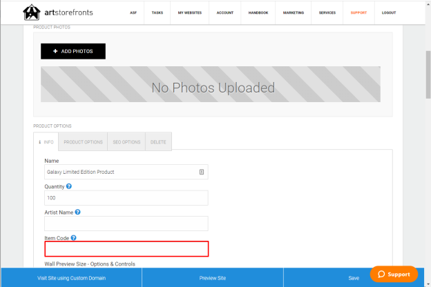 How To: Offer Limited Editions – Support Center